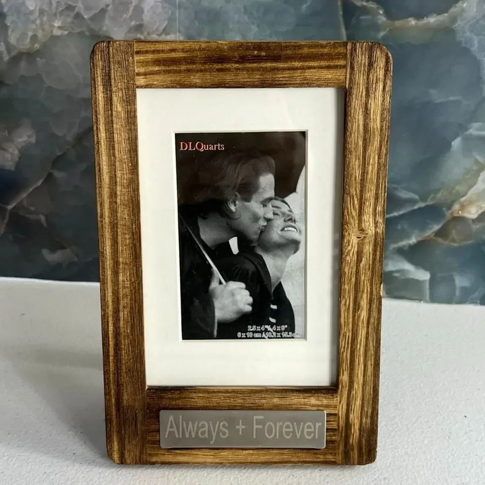 DLQuarts Wooden Picture Frame 2.5 x 4